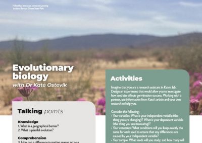 Evolutionary biology