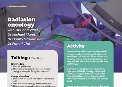 Radiation oncology